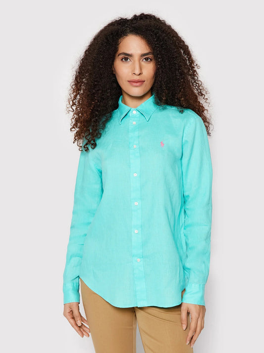U.S Polo Assn Striped Poplin Long Sleeve Shirt