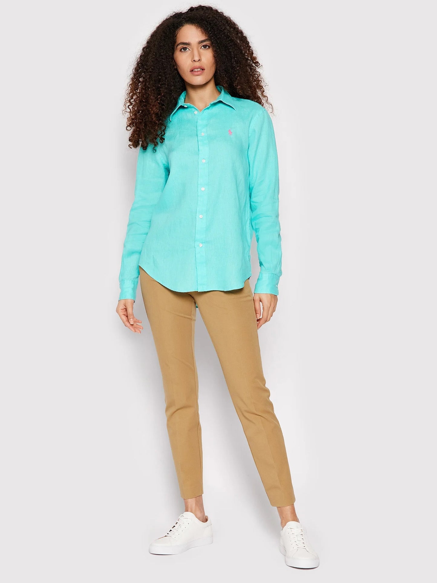 U.S Polo Assn Striped Poplin Long Sleeve Shirt