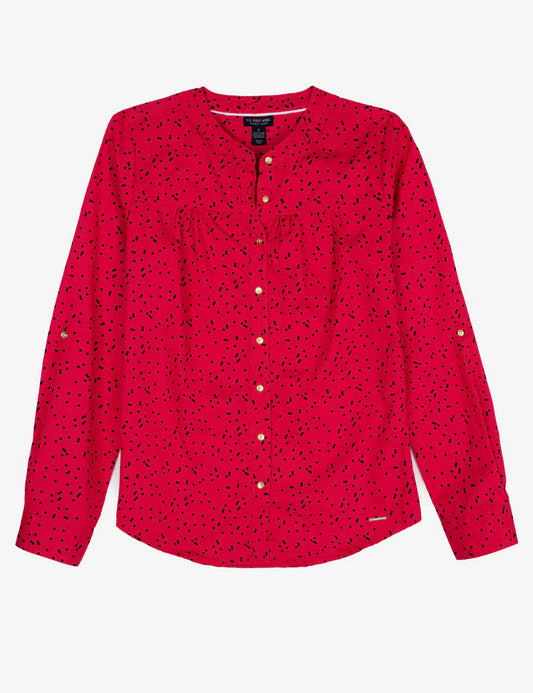 U.S Polo Assn All Over Printed Long Sleeve Shirt