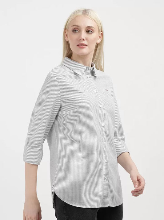 Tommy Hilfiger Long Sleeve Women’s Striped Shirt