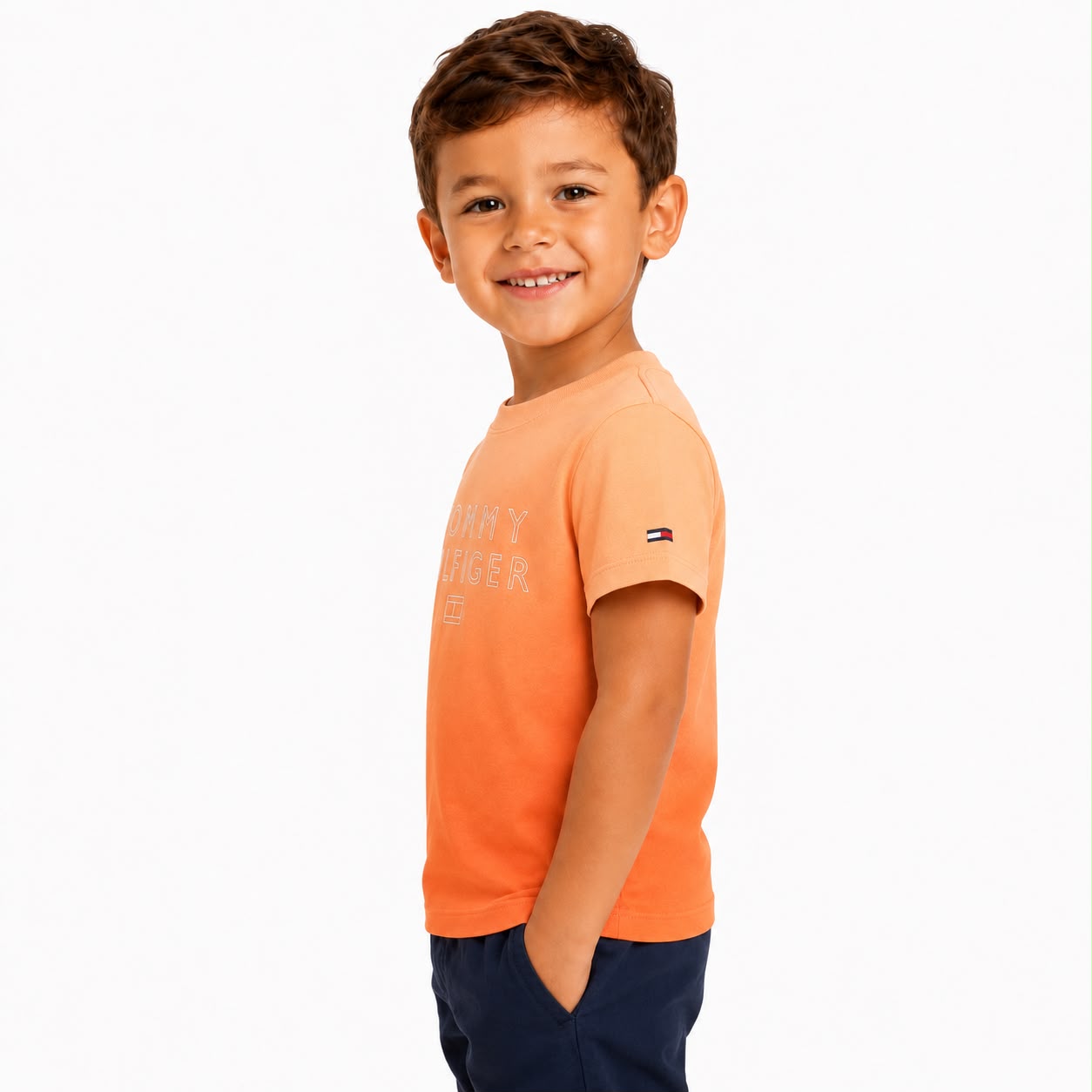 Tommy Hilfiger Boys Regular Fit Cotton T-shirt