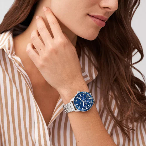 Fossil Men's His and Hers Multifunction Stainless Steel Watch