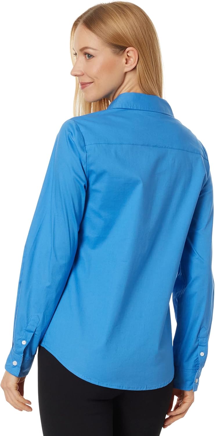 U.S Polo Assn Solid Stretch Poplin Shirt