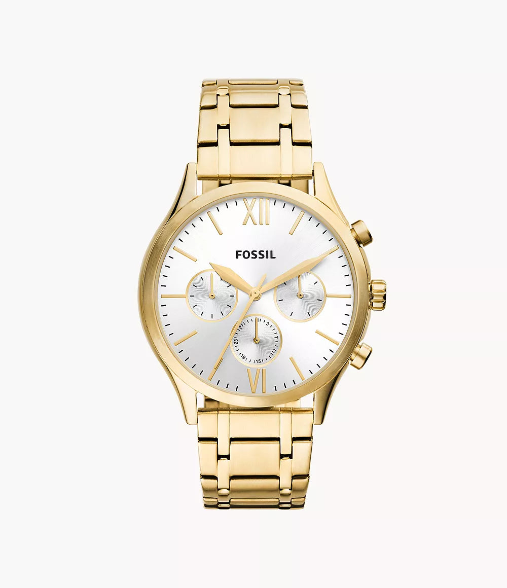 Fossil Fenmore Multifunction Gold-Tone Stainless Steel Watch