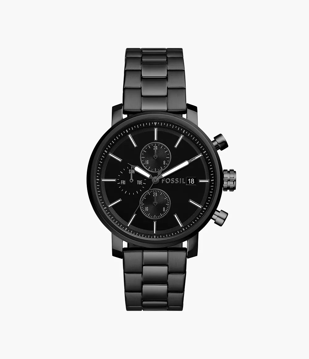 Fossil Rhett Multifunction Black Stainless Steel Watch