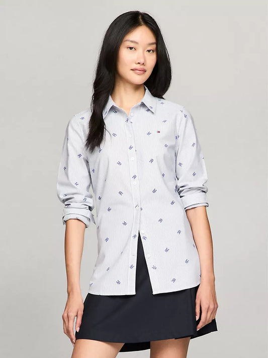 Tommy Hilfiger thaca Stripe Monogram Shirt