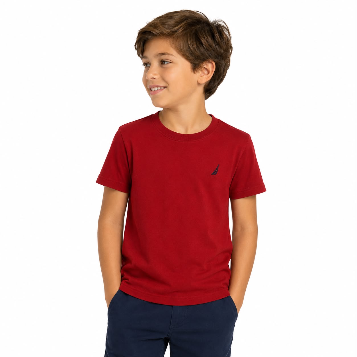 Nautica little boys' crewneck t-shirt