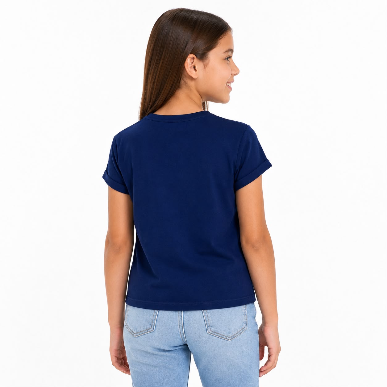 Tommy Hilfiger Kinds Girls Logo Regular Fit Cotton T-Shirt