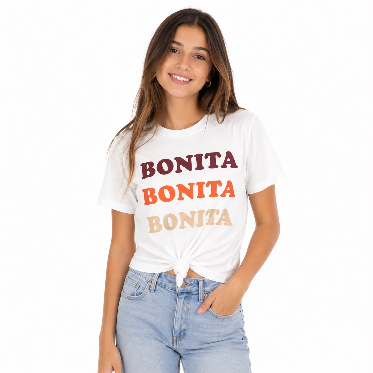 sensational collection Short-sleeved white graphic t-shirt