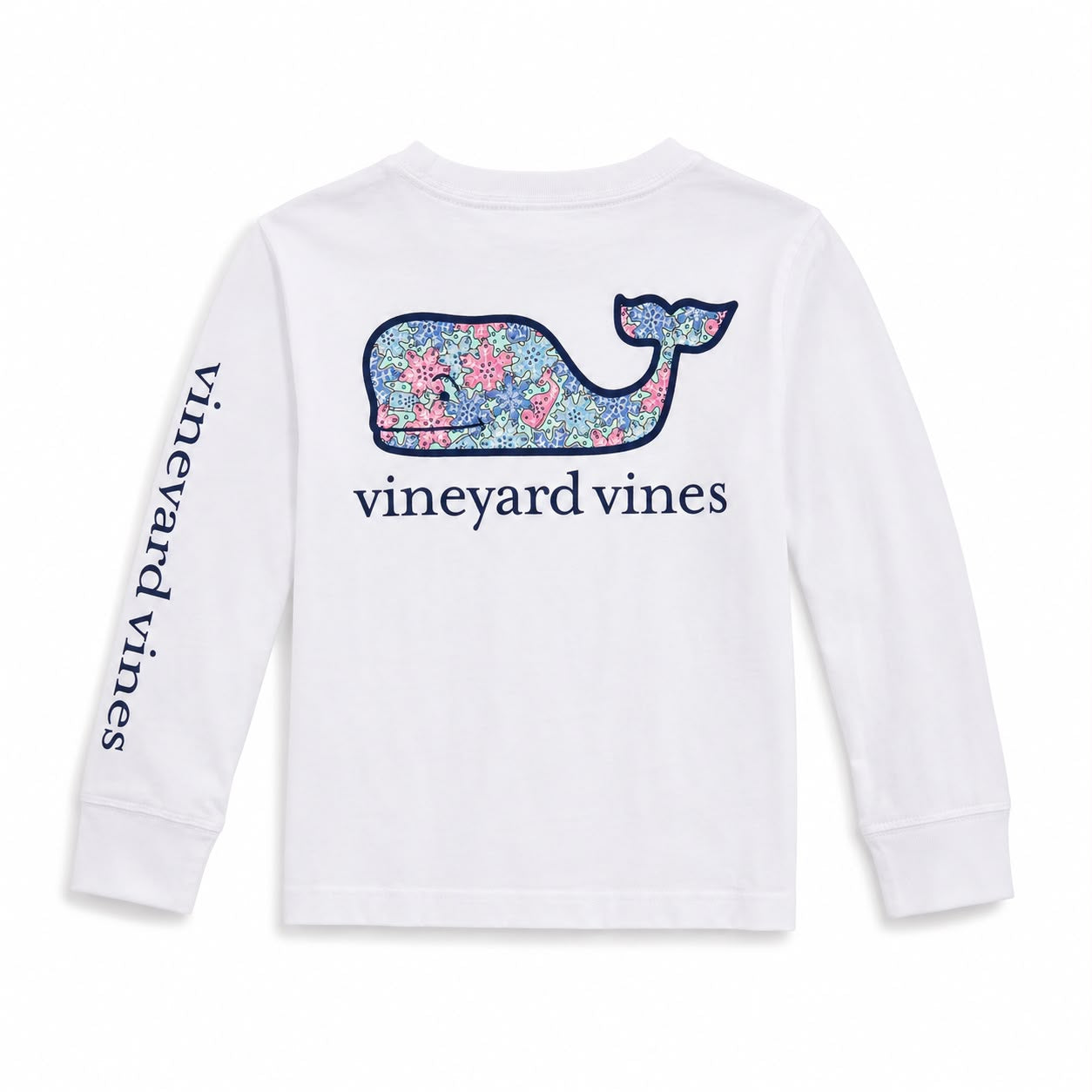 Vineyard Long-sleeved t-shirt with pocket and vintage whale