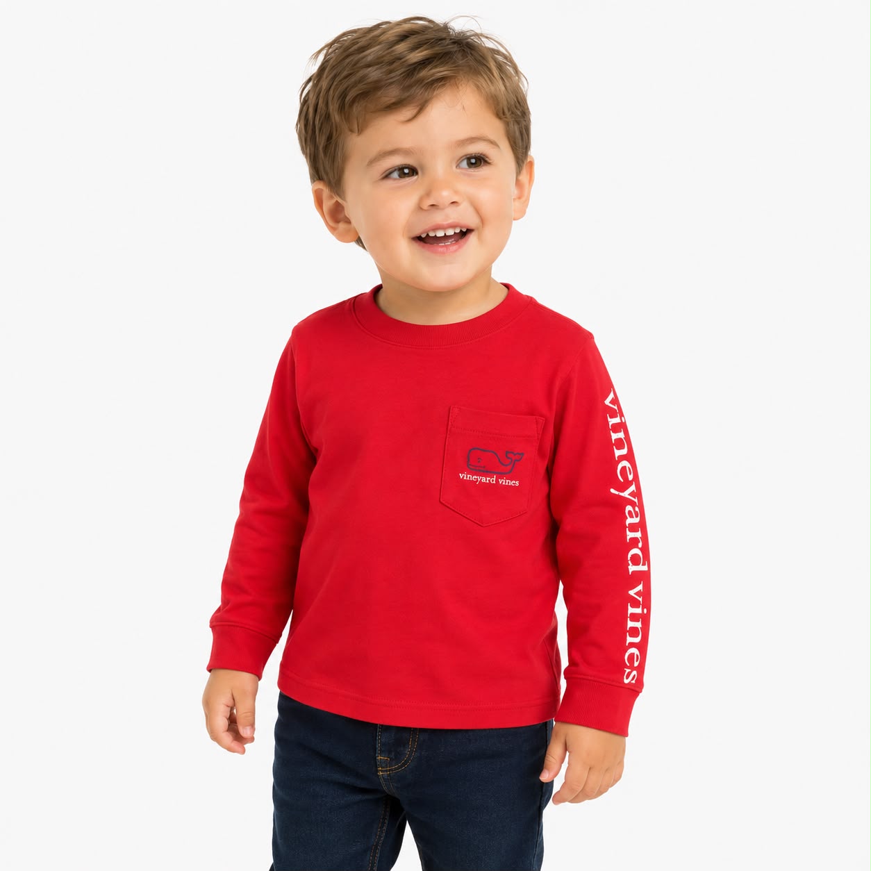 Vineyard Vines red long sleeve t-shirt