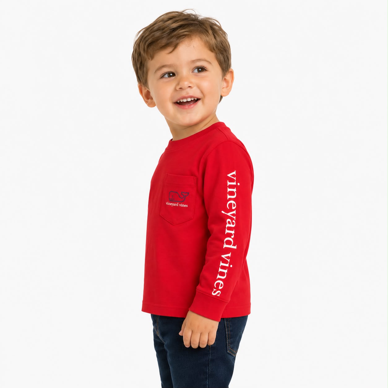 Vineyard Vines red long sleeve t-shirt