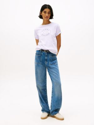 Tommy Hilfiger-Circle Logo T-Shirt