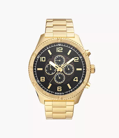 Fossil Brox Automatic Gold-Tone Stainless Steel Watch