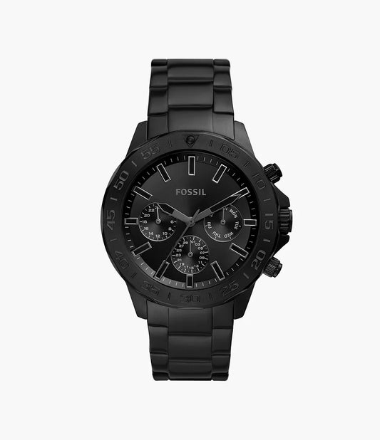 Fossil Bannon Multifunction Black Stainless Steel Watch
