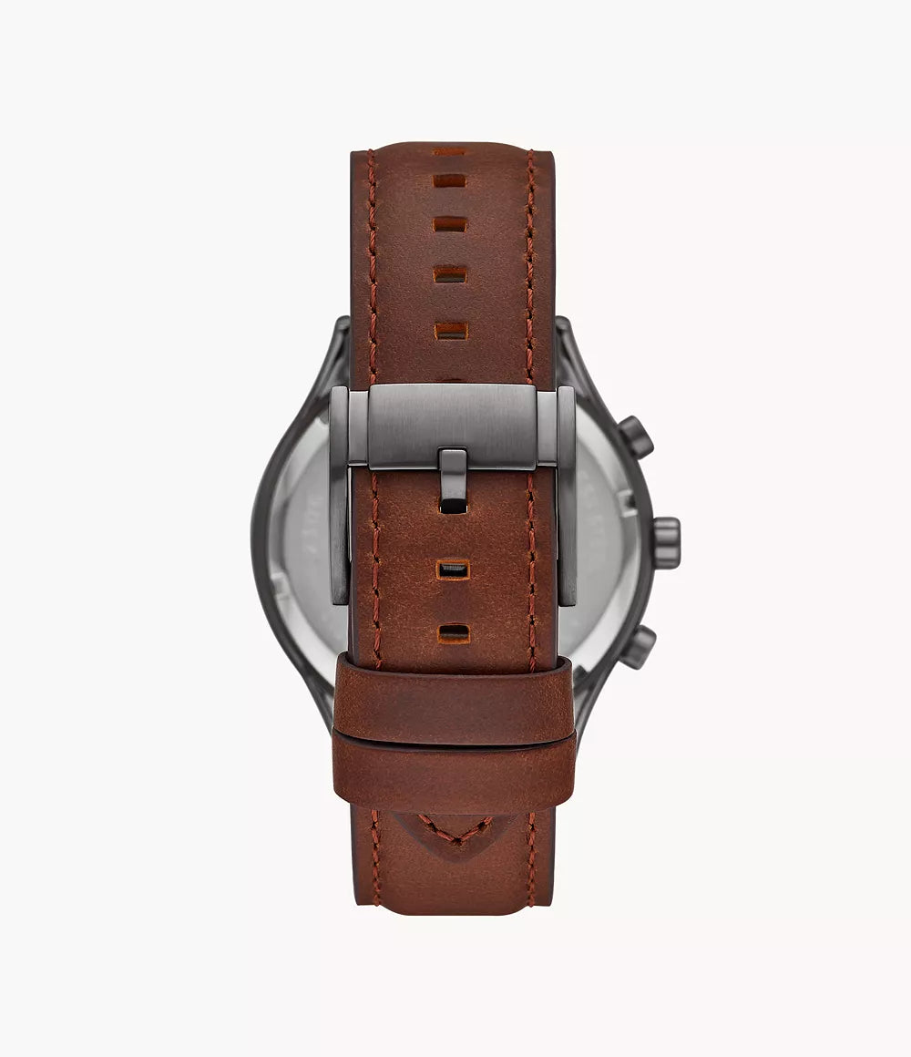 Fossil Fenmore Multifunction Brown Leather Watch