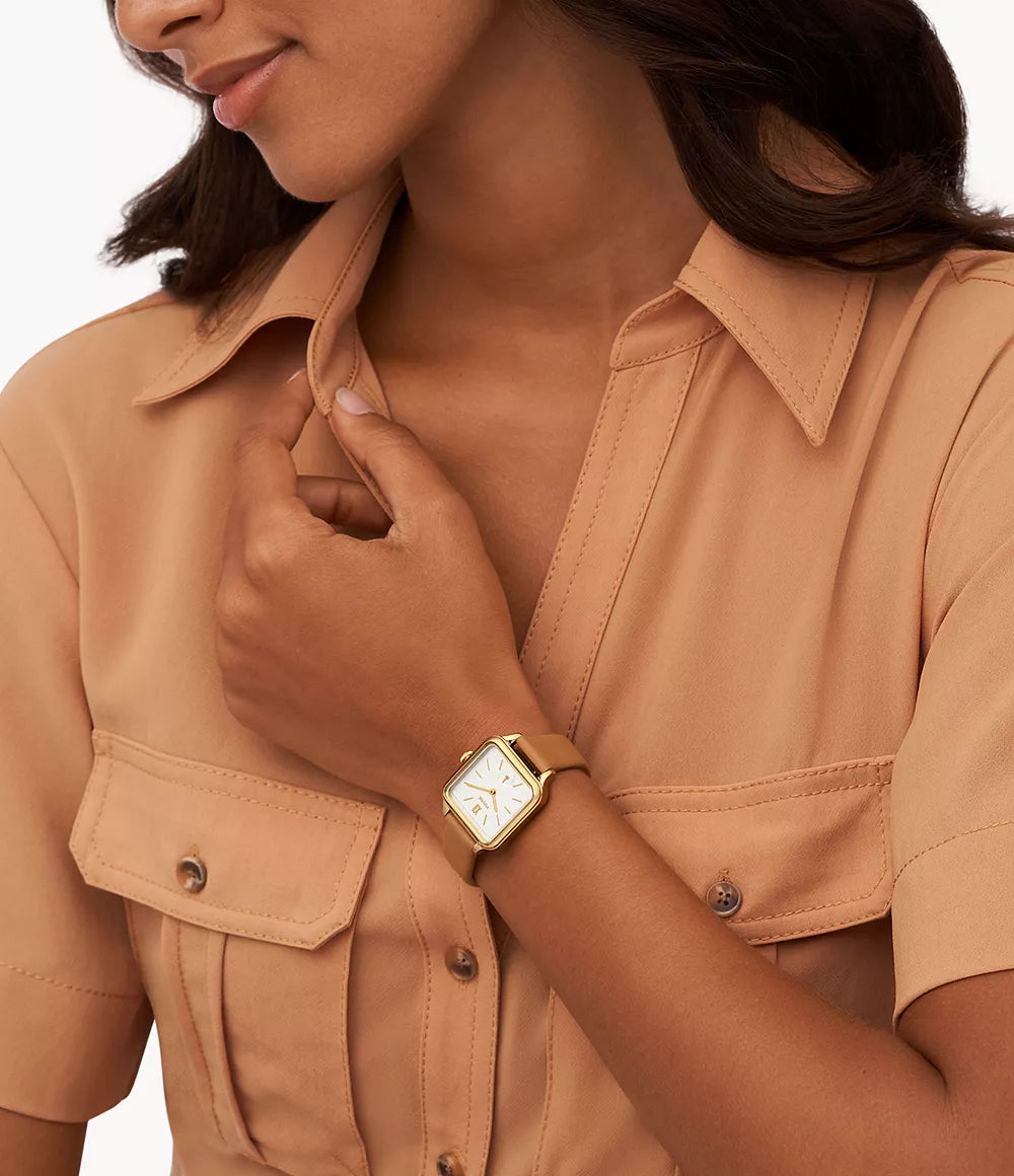 Fossil Colleen Three Hand Brown Leather Watch