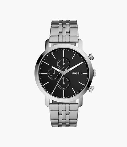 Fossil  Luther Chronograph Stainless Steel Watch
