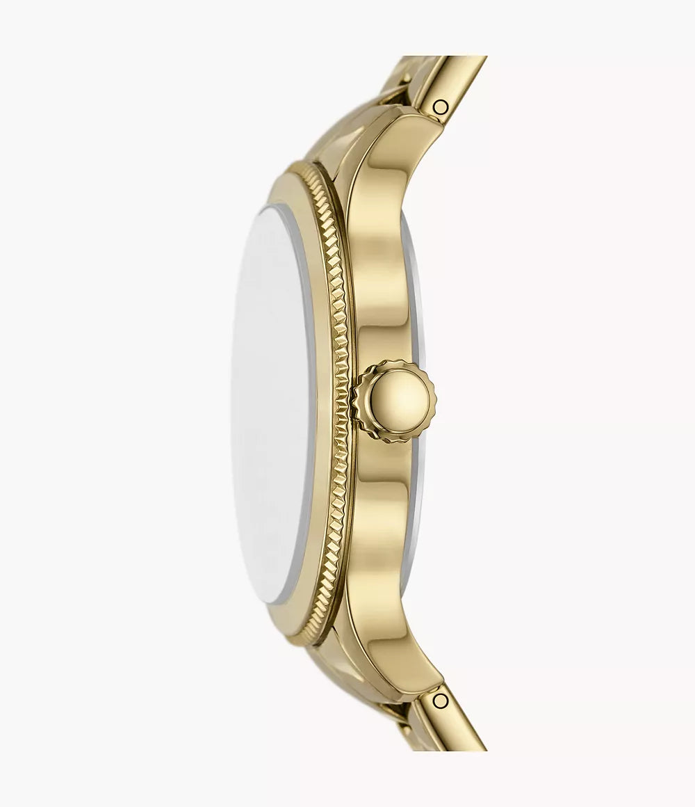 Fossil Brynn Multifunction Gold-Tone Stainless Steel Watch