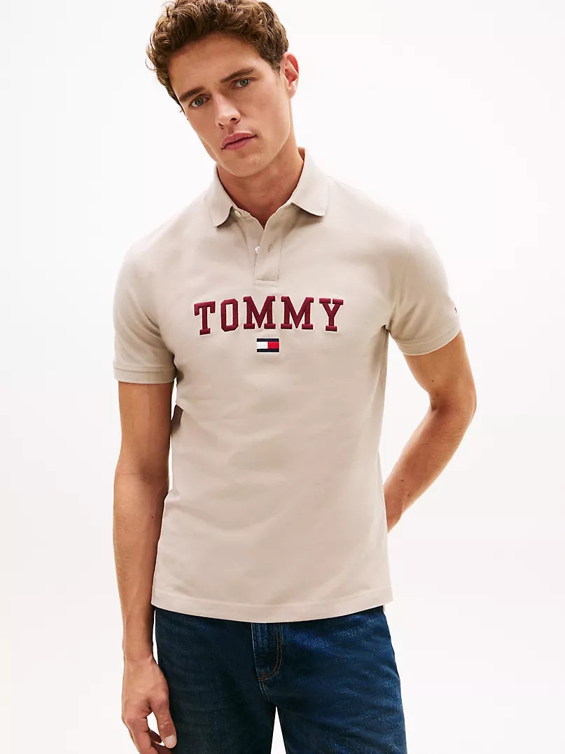 Tommy Hilfiger-Regular Fit Monotype Tommy Logo Polo
