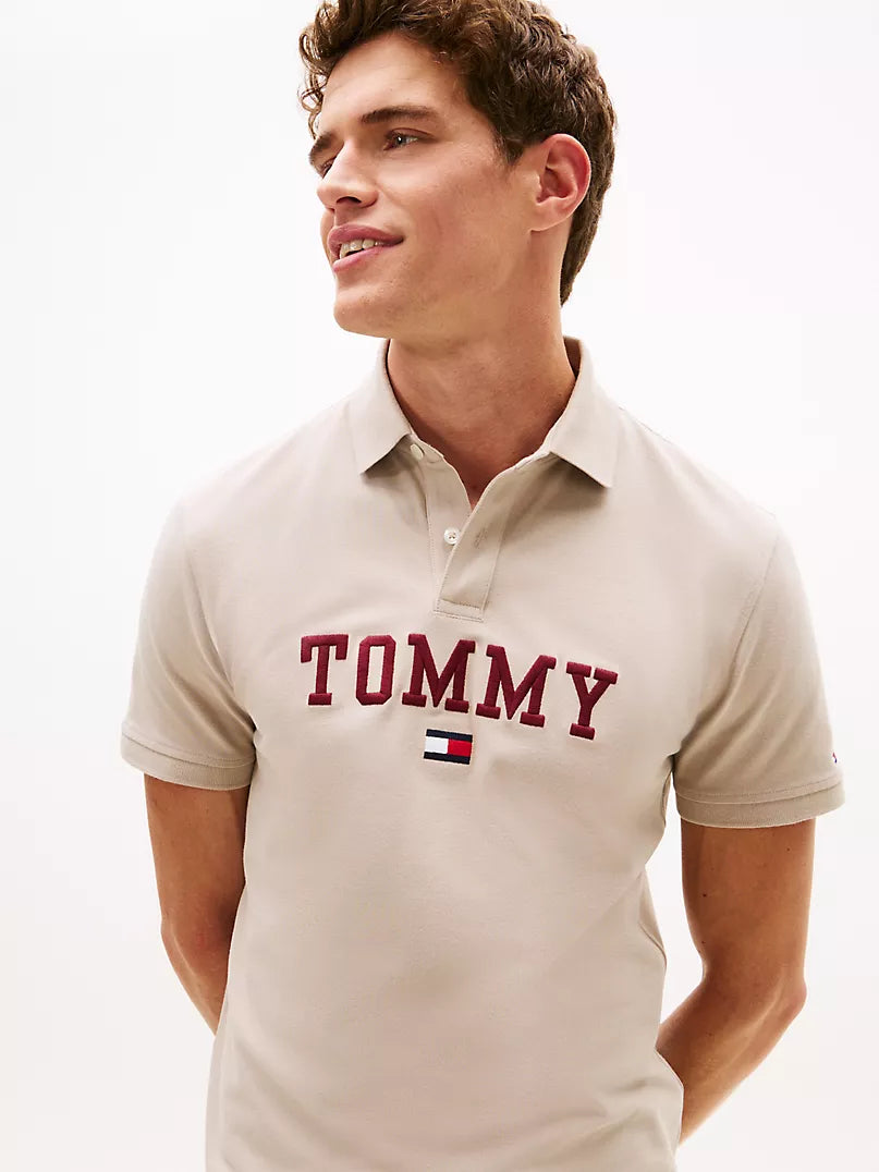 Tommy Hilfiger-Regular Fit Monotype Tommy Logo Polo