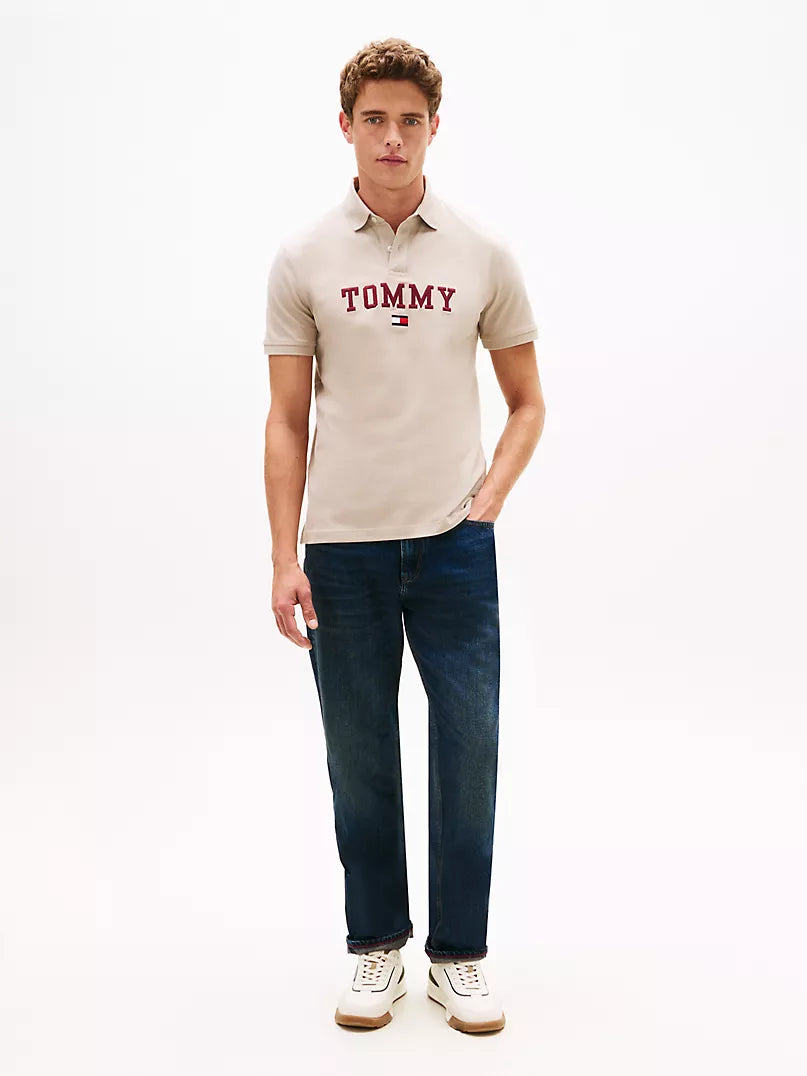 Tommy Hilfiger-Regular Fit Monotype Tommy Logo Polo