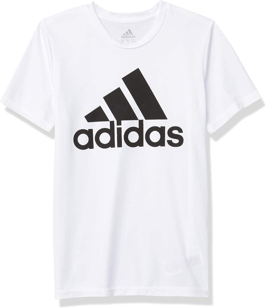 Adidas Boys' Stay Dry Moisture-Wicking Aeroready Short Sleeve T-Shirt