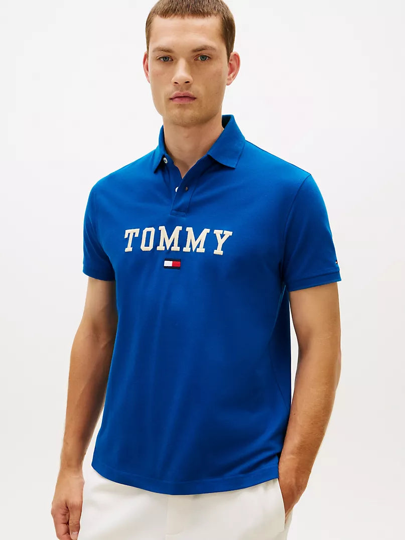 Tommy Hilfiger-Regular Fit Monotype Tommy Logo Polo