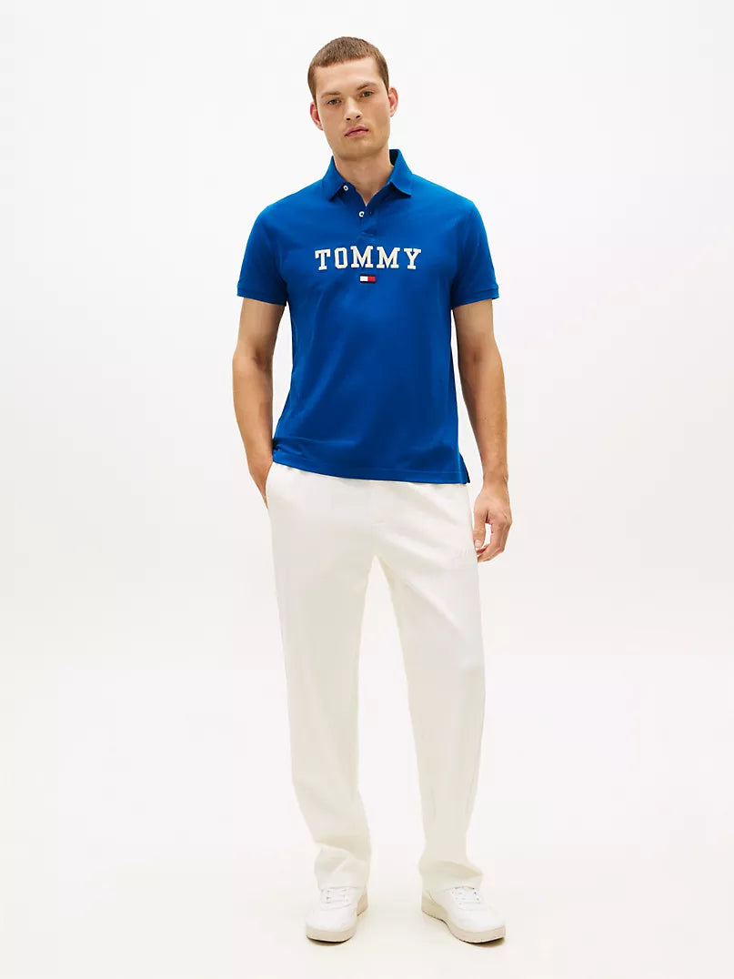 Tommy Hilfiger-Regular Fit Monotype Tommy Logo Polo