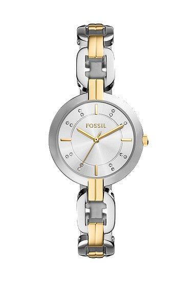 Fossil Kerrigan Theree - Hand Two- Tone Stainless Steel Watch