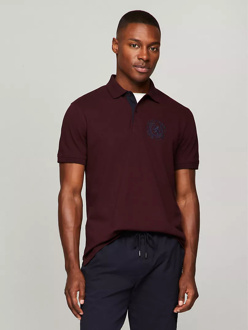 Tommy Hilfiger-Regular Fit Embroidered Heritage Polo