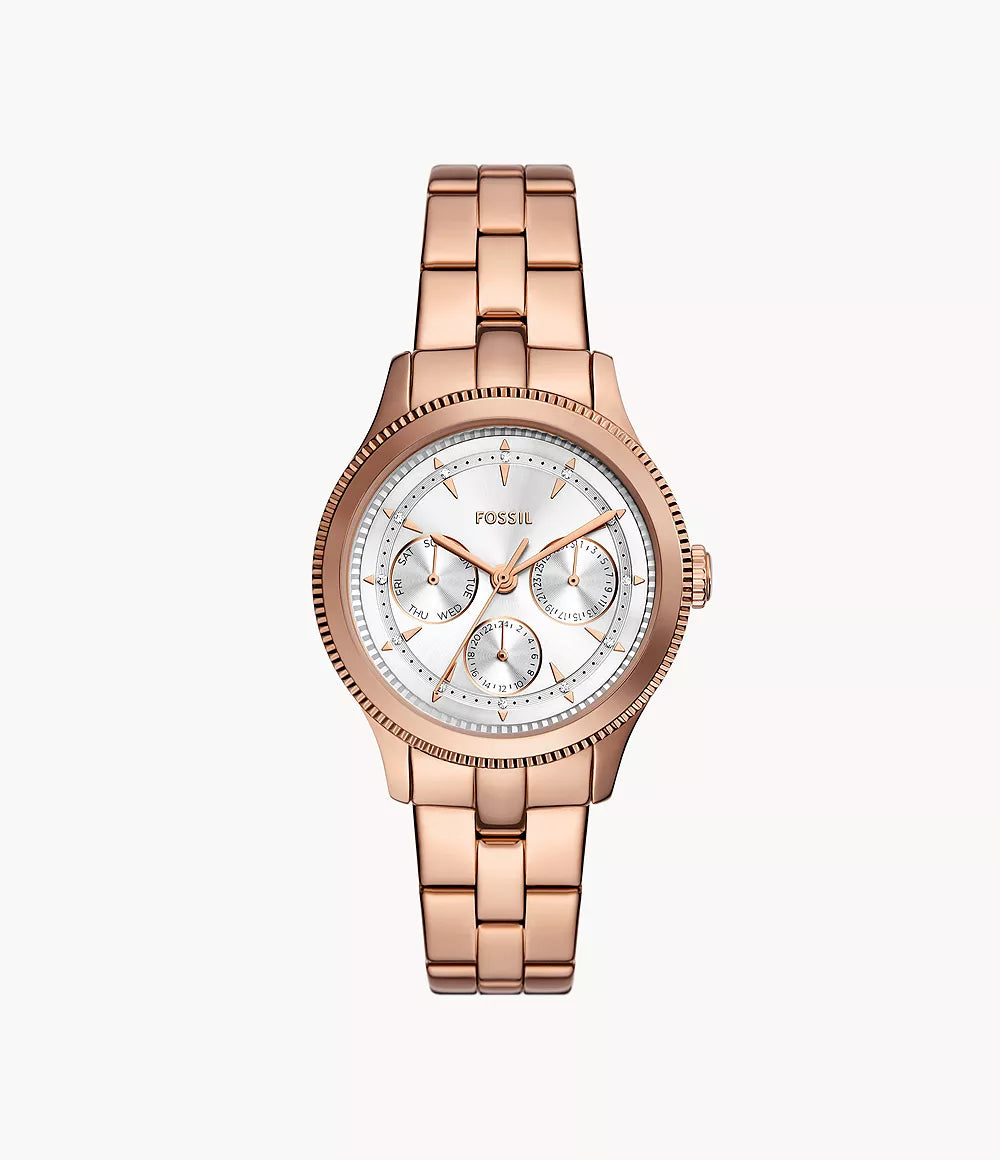 Fossil Brynn Multifunction Rose Gold-Tone Stainless Steel Watch