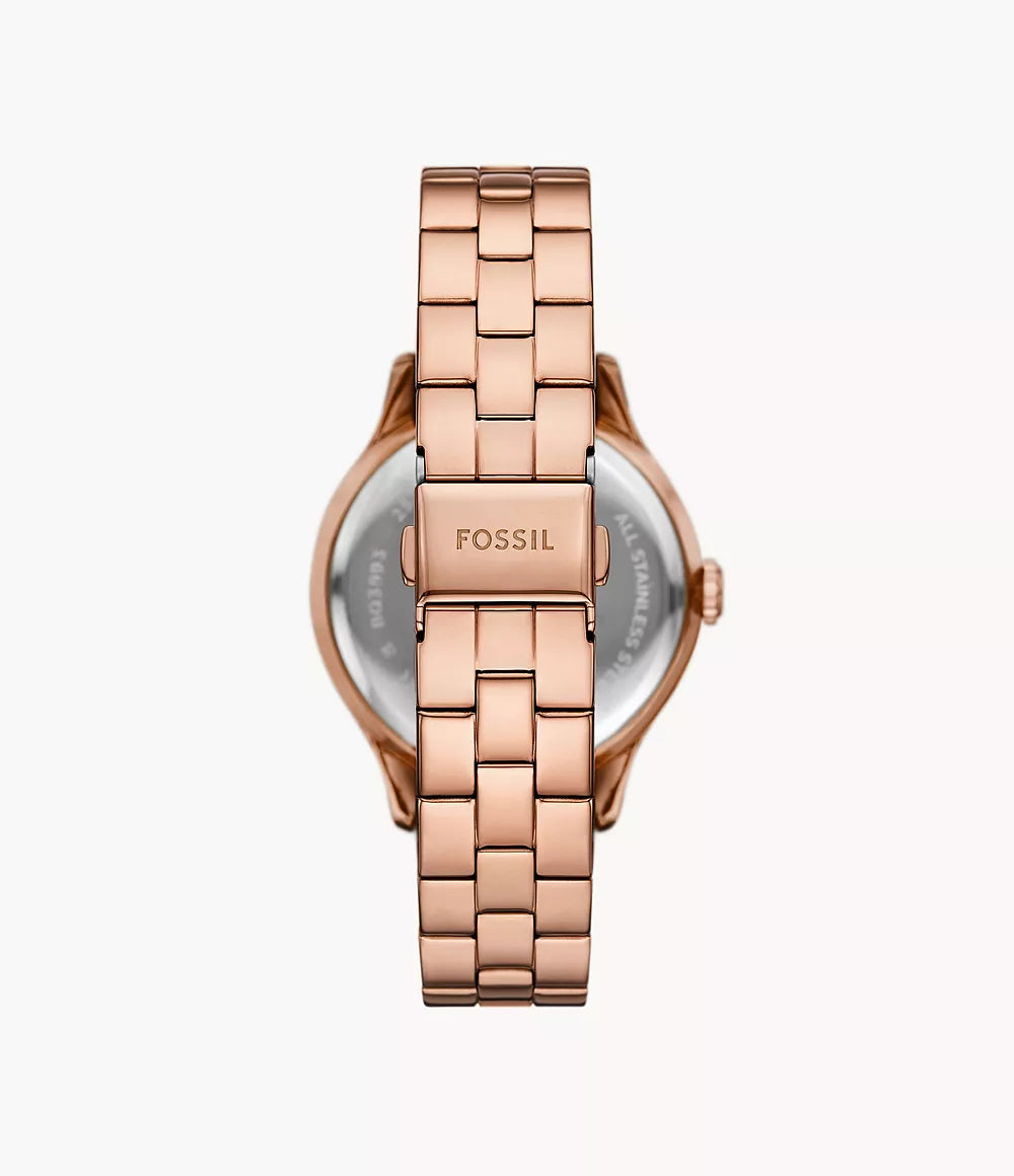 Fossil Brynn Multifunction Rose Gold-Tone Stainless Steel Watch