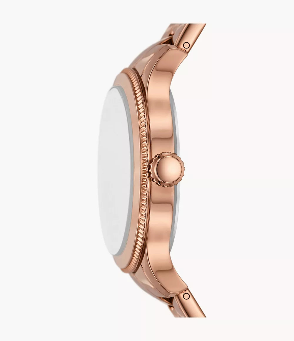 Fossil Brynn Multifunction Rose Gold-Tone Stainless Steel Watch