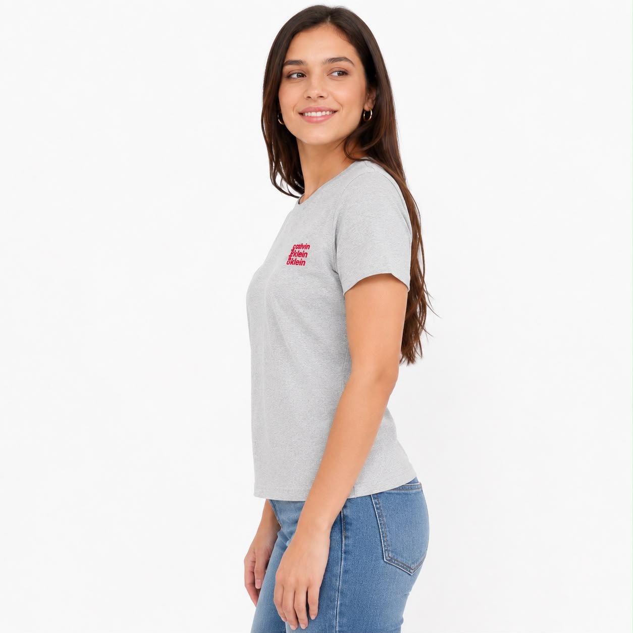 Calvin Klein Women's gray short sleeve t-shirt