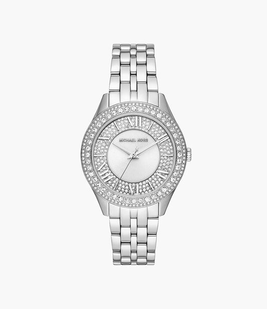 Michael Kors Harlowe Three-Hand Stainless Steel Watch
