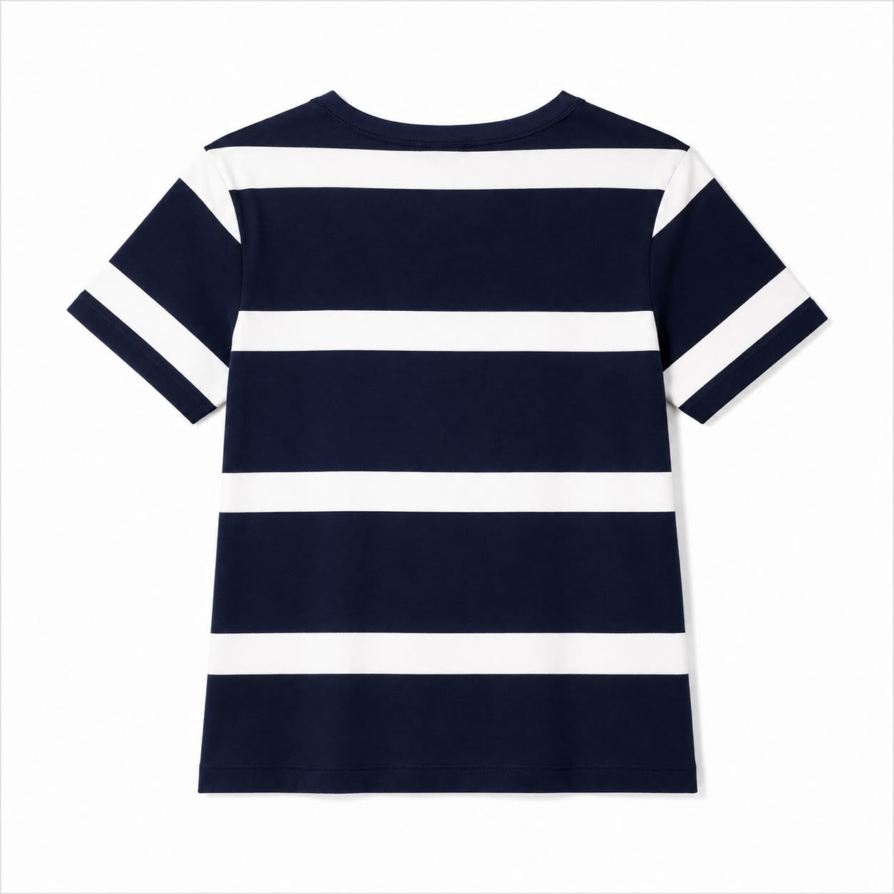 Cable & Gauge short-sleeved t-shirt features a classic striped design