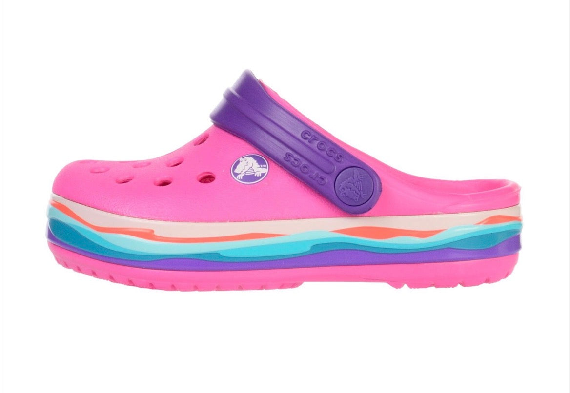 Crocs Slapi Crocband Wavy Band Clog K