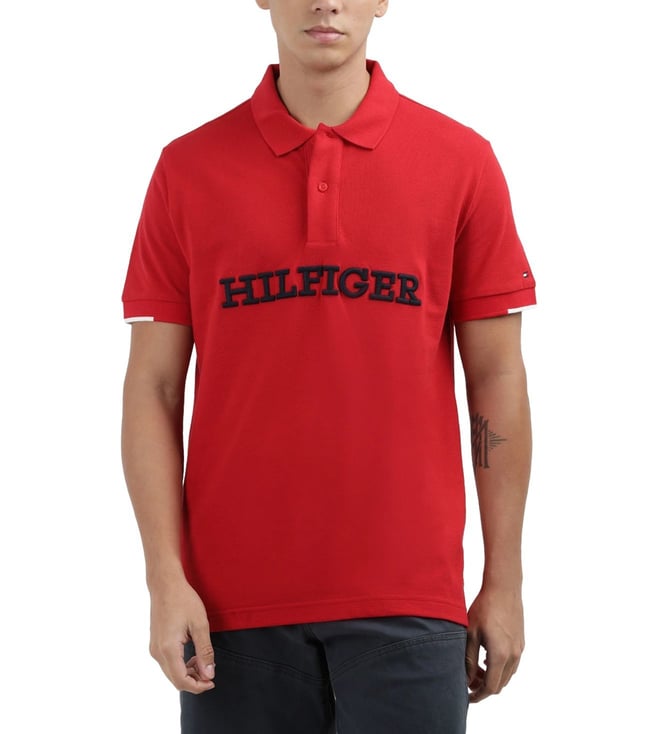 Tommy Hilfiger Embroidered Monotype Regular Fit Polo