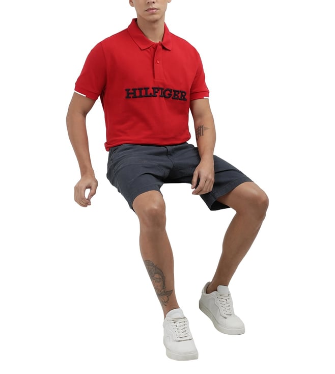 Tommy Hilfiger Embroidered Monotype Regular Fit Polo