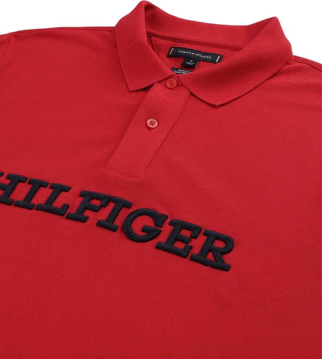 Tommy Hilfiger Embroidered Monotype Regular Fit Polo