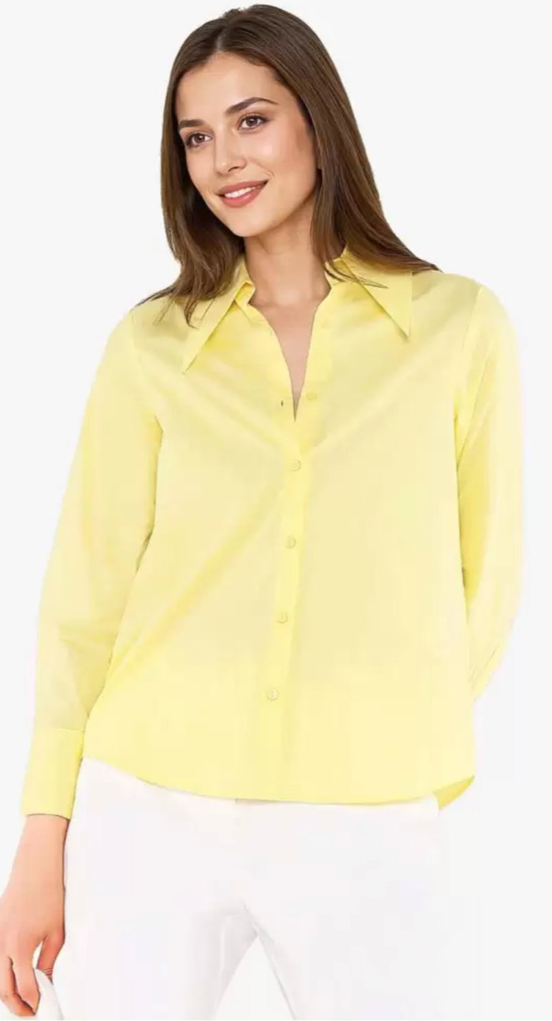 US Polo ASSN Poplin Solid Stretch Shirt