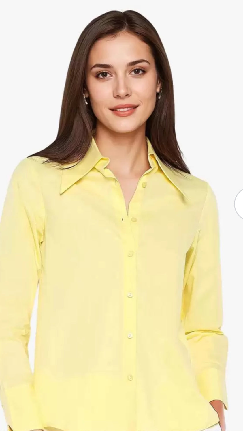US Polo ASSN Poplin Solid Stretch Shirt