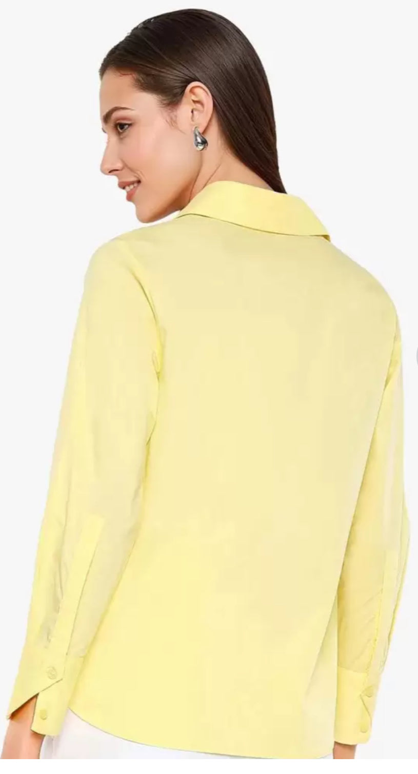 US Polo ASSN Poplin Solid Stretch Shirt