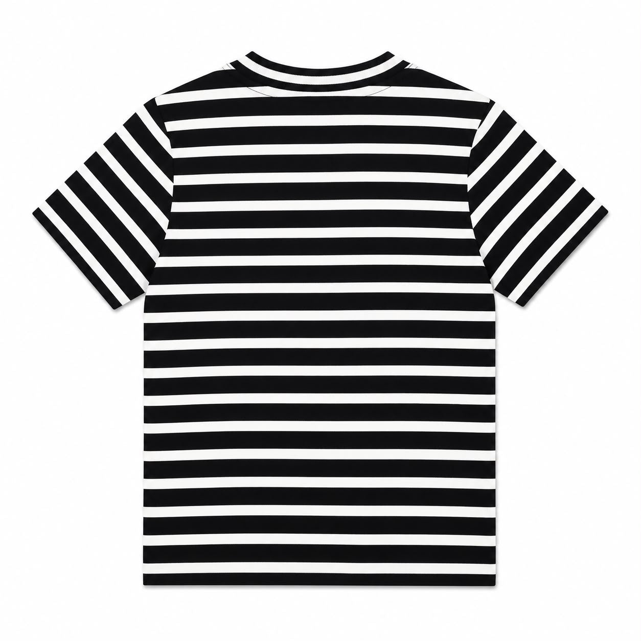 DKNY black and white striped short sleeve t-shirt