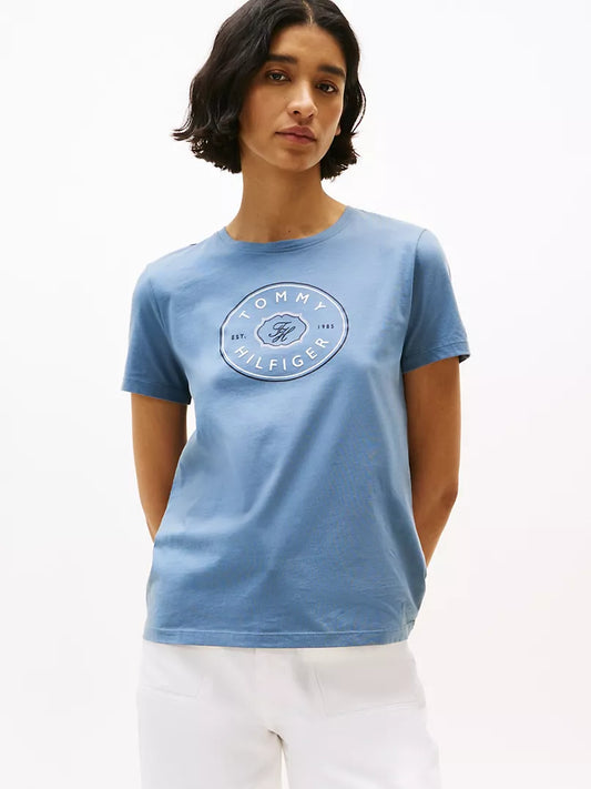 Tommy Hilfiger-Camiseta con logotipo circular