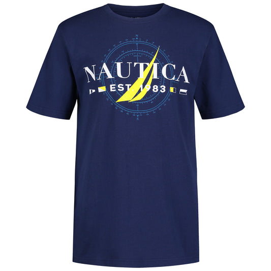 Nautica Boys' Navigation Graphic T-Shirt