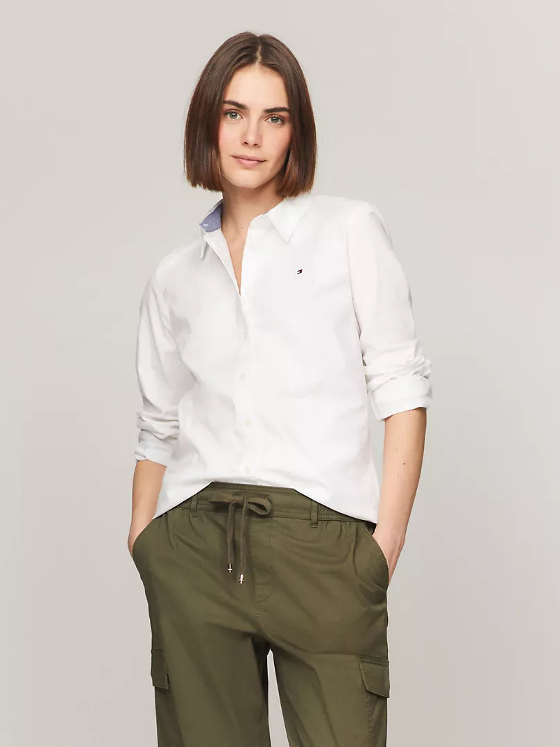 Tommy Hilfiger Stripe Stretch Oxford Regular Fit