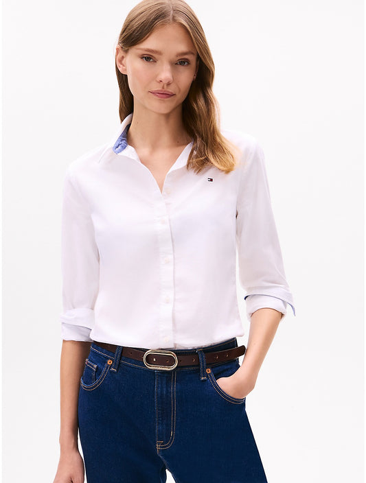 Tommy Hilfiger Stripe Stretch Oxford Regular Fit
