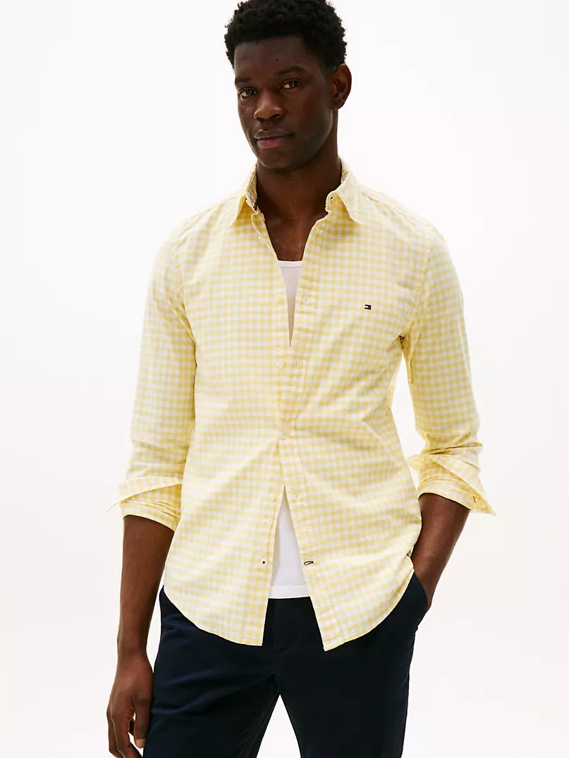 Tommy Hilfiger -Slim Fit Stretch Gingham Oxford Shirt